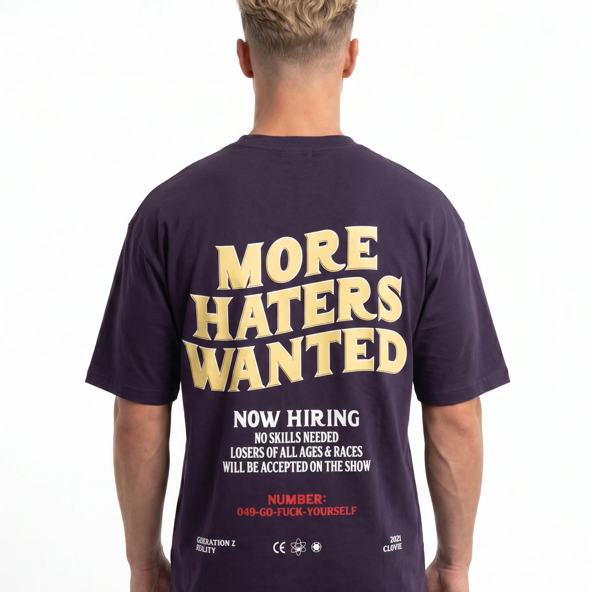 More Haters Wanted Oversized Tee - Detailansicht 3