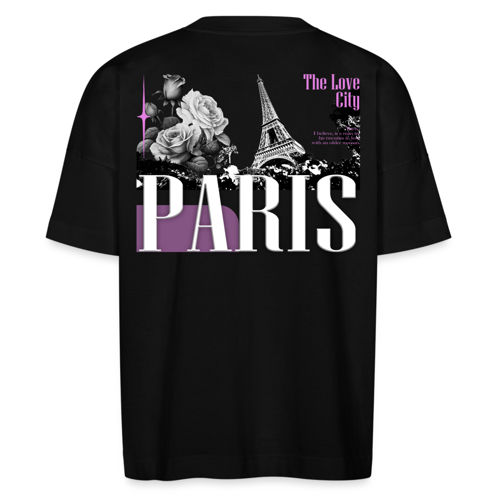 Paris - Oversized Tee - Schwarz