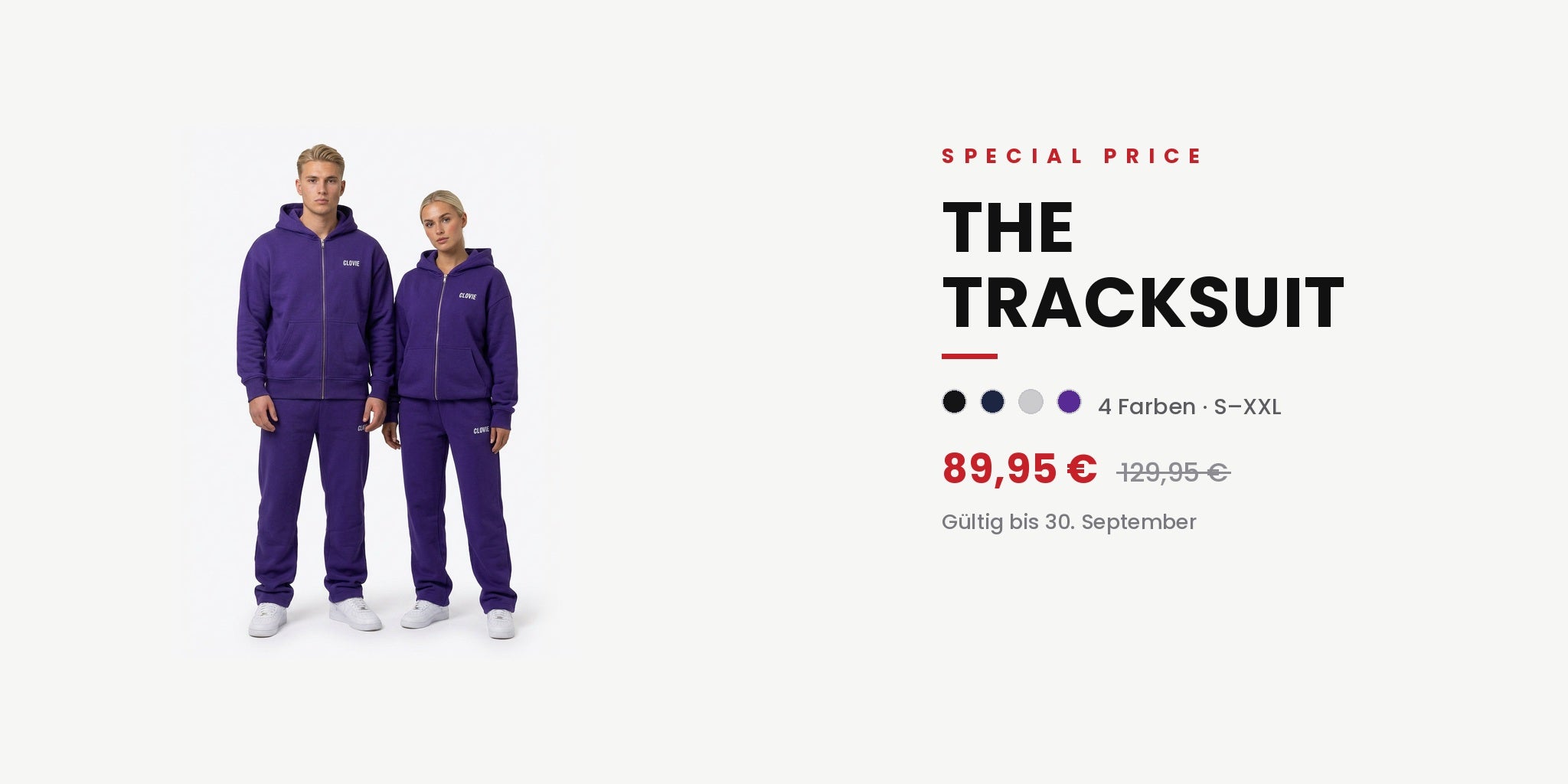 CLOVIE Tracksuit – Streetwear Trends 2026