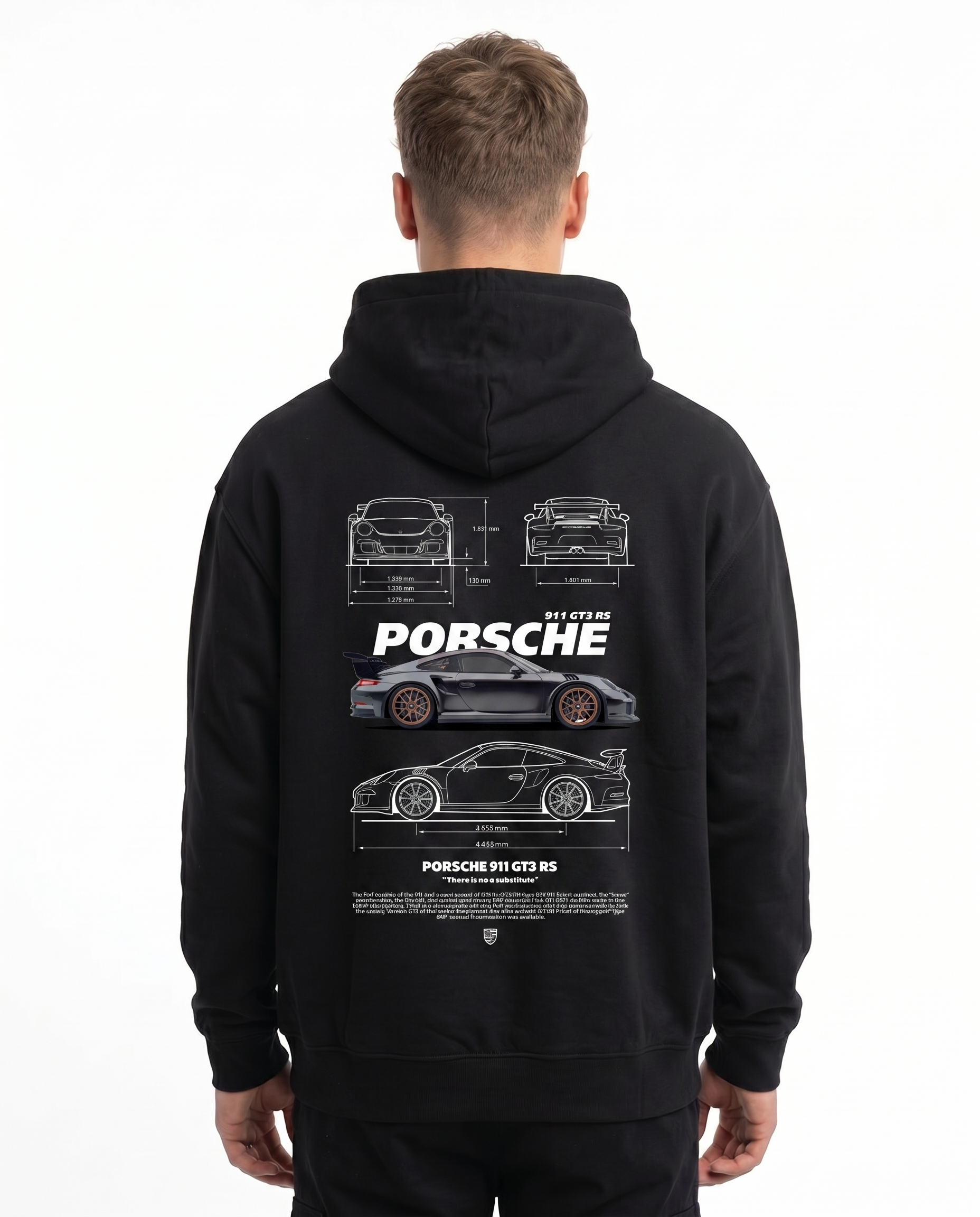 Porsche 911 GT3 RS Oversized Hoodie – Tuning Streetwear von CLOVIE