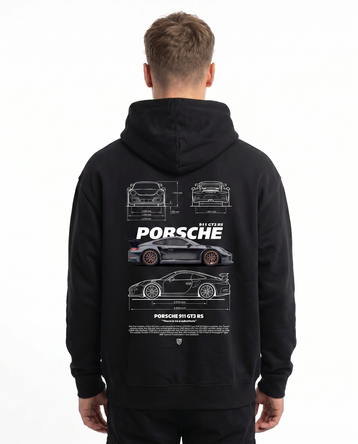 Porsche 911 GT3 RS Oversized Hoodie – Tuning Streetwear von CLOVIE
