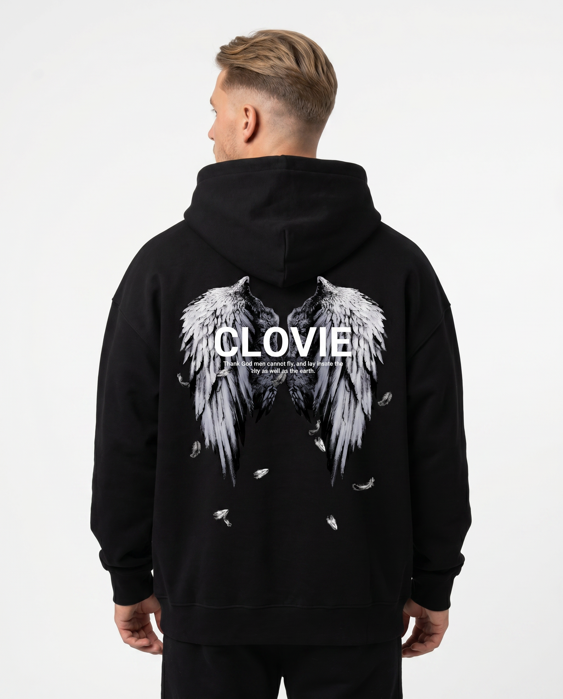 Angel wings Oversized Hoodie – CLOVIE als Alternative zu Pegador, 6PM und Leftlane