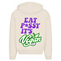Eat p*ssy it´s vegan  - Oversized Zip Hoodie
