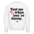 Text me when you´re horny - Sweater