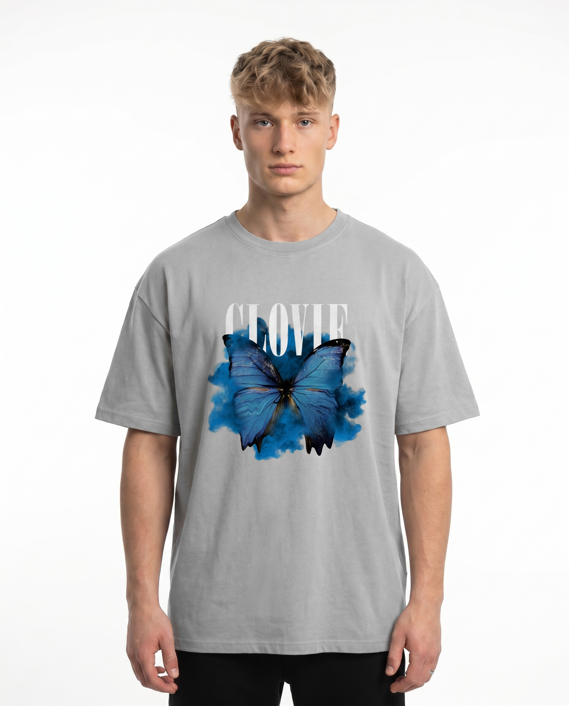Butterfly Grey front