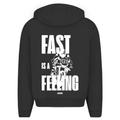 Fast is a feeling - Oversized Zip Hoodie