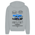 Nissan Skyline R34 - Oversized Zip Hoodie