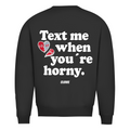 Text me when you´re horny - Sweater