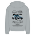 Mercedes-Benz AMG GT black-series - Oversized Zip Hoodie