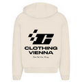 Clovie racing - Oversized Zip Hoodie