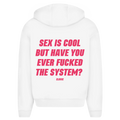 Sex is cool - Oversized Zip Hoodie