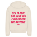 Sex is cool - Oversized Zip Hoodie