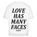 Love has many faces - Oversized Tee