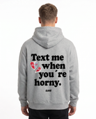 Text me OVS Zip Light Asphalt - back (reused OVS Hoodie)