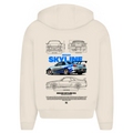 Nissan Skyline R34 - Oversized Zip Hoodie