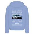 Mercedes-Benz AMG GT black-series - Oversized Zip Hoodie