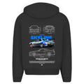 Nissan Skyline R34 - Oversized Zip Hoodie