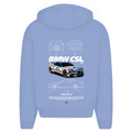 BMW CSL 3.0 - Oversized Zip Hoodie