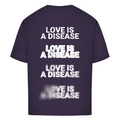 El amor es una enfermedad - Camiseta de gran tamaño