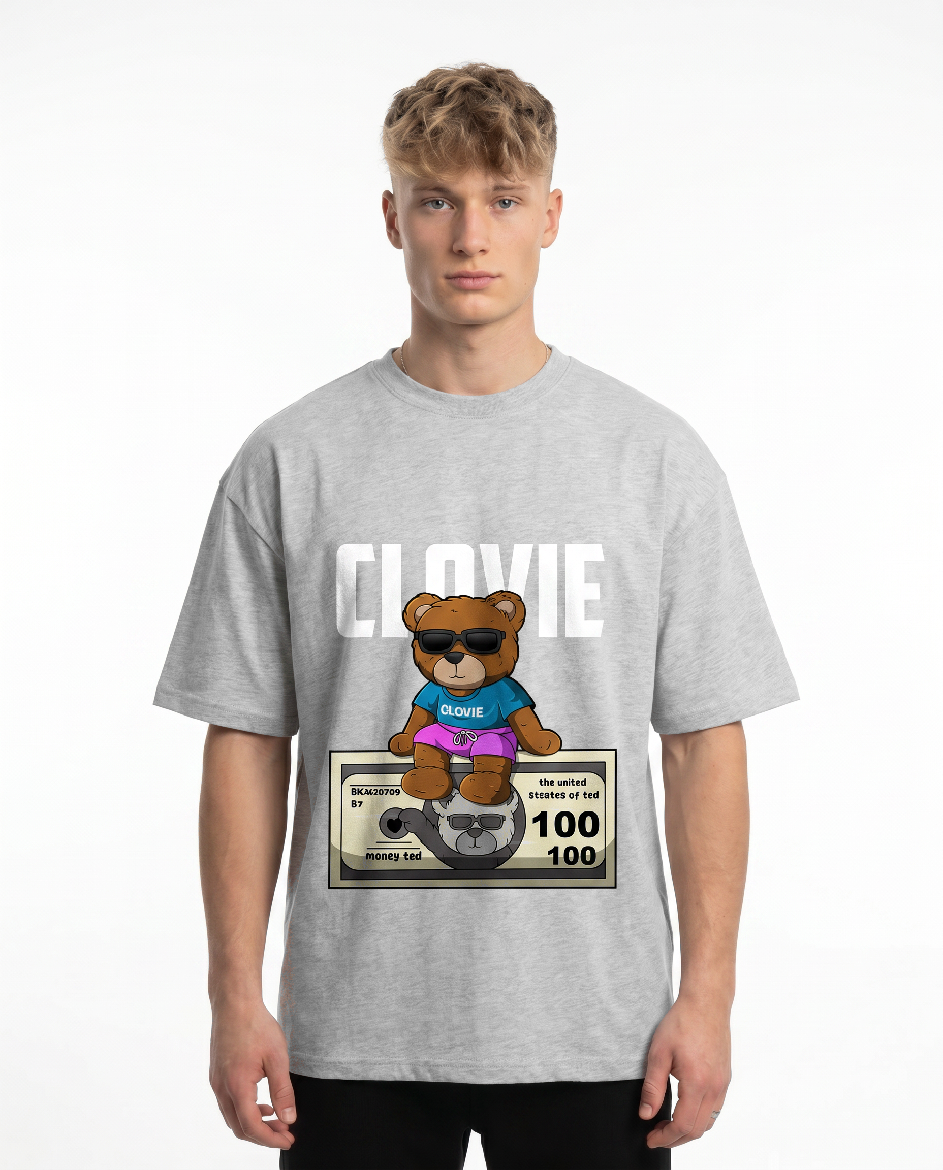 Money ted Grey front model