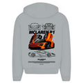 McLaren P1 - Oversized Zip Hoodie