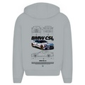 BMW CSL 3.0 - Oversized Zip Hoodie