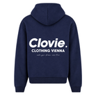 Make your dreams come true - Oversized Zip Hoodie - Navy - Rueckseite