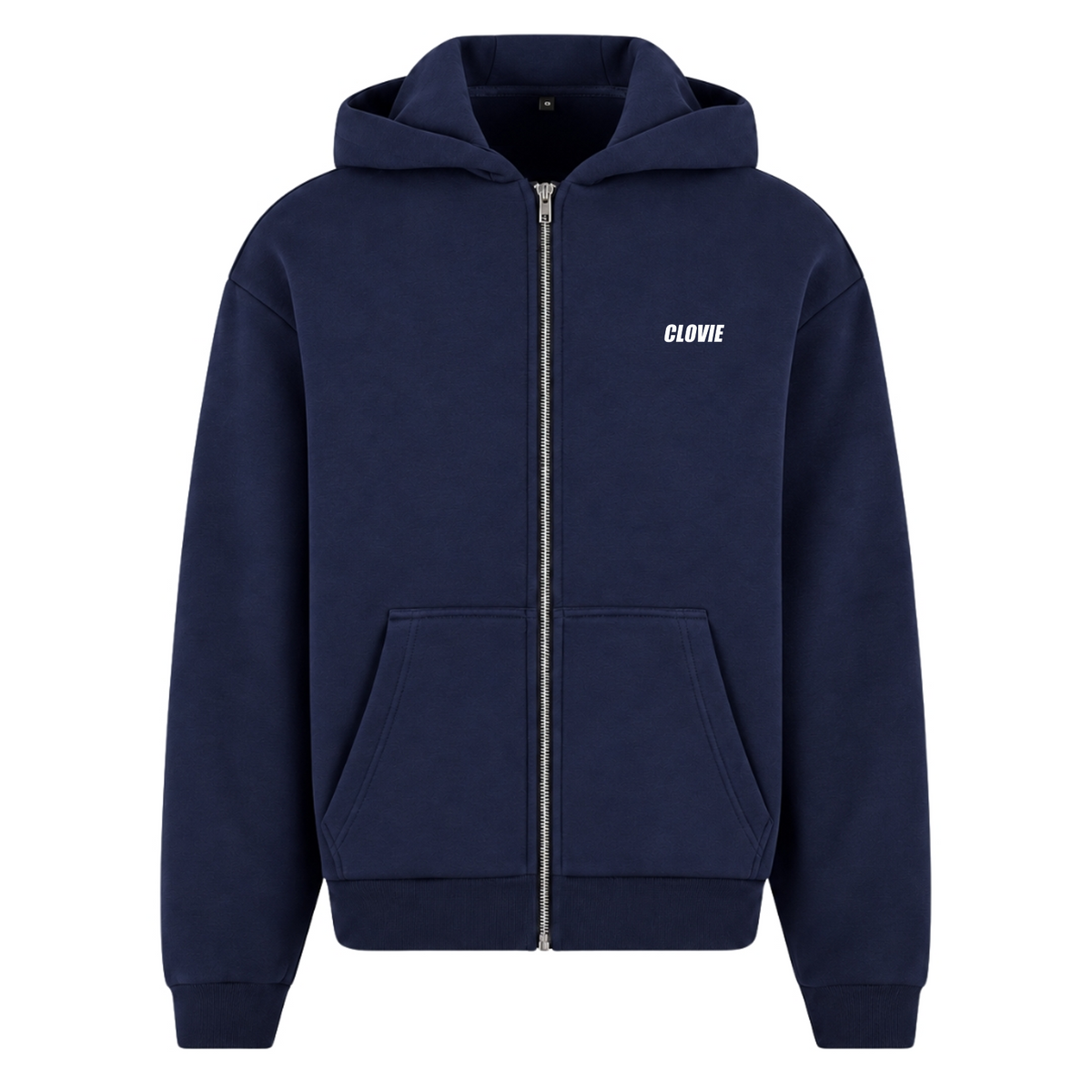 Make your dreams come true - Oversized Zip Hoodie - Navy