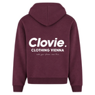 Make your dreams come true - Oversized Zip Hoodie - Plum Purple - Rueckseite