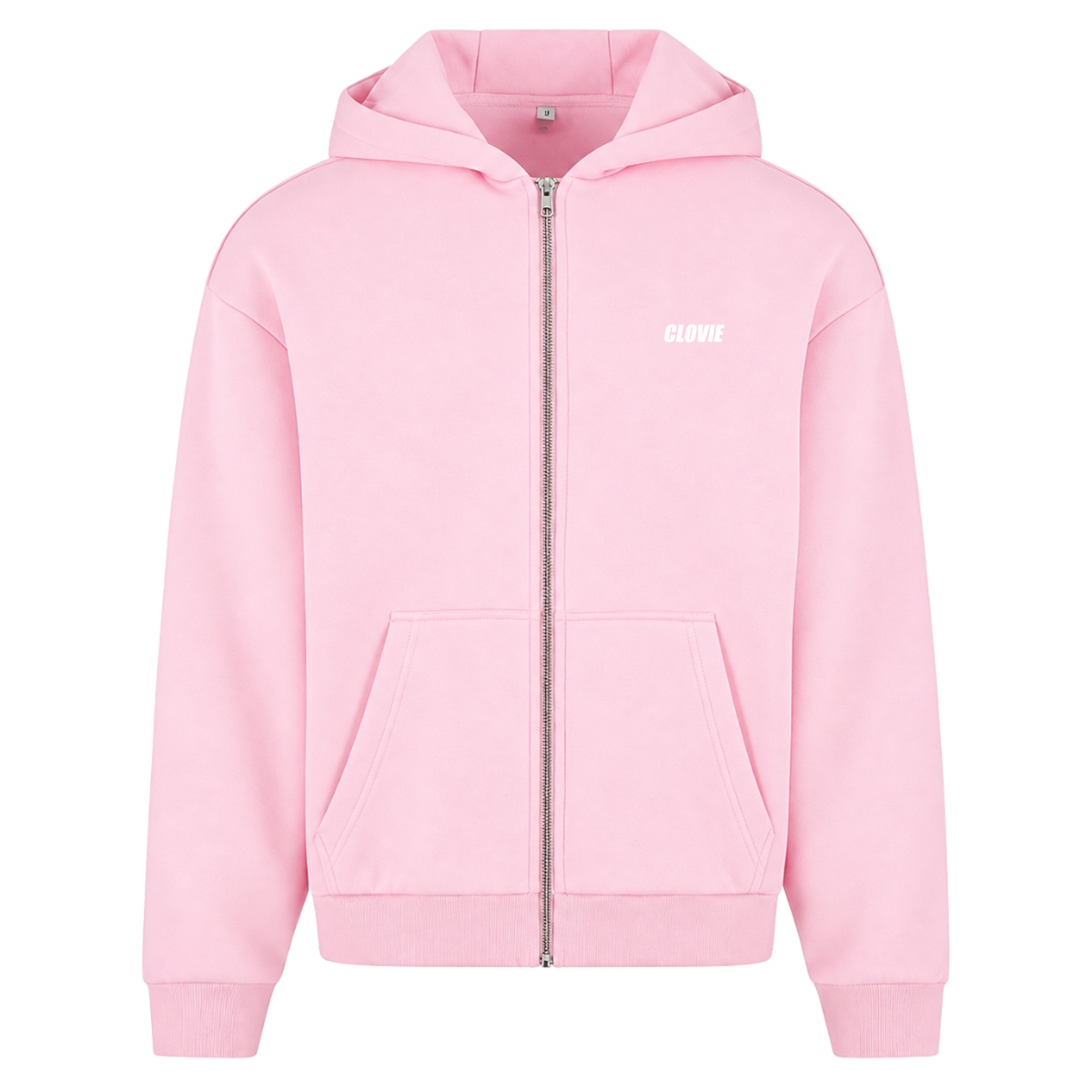 Make your dreams come true - Oversized Zip Hoodie - Soft Pink