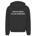 Social media killed romance  - Oversized Zip Hoodie