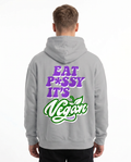 Eat p*ssy OVS Zip Light Asphalt - model back print (reused from OVS Hoodie)