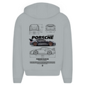 Porsche 911 GT3 RS - Oversized Zip Hoodie