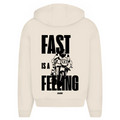 Fast is a feeling - Oversized Zip Hoodie