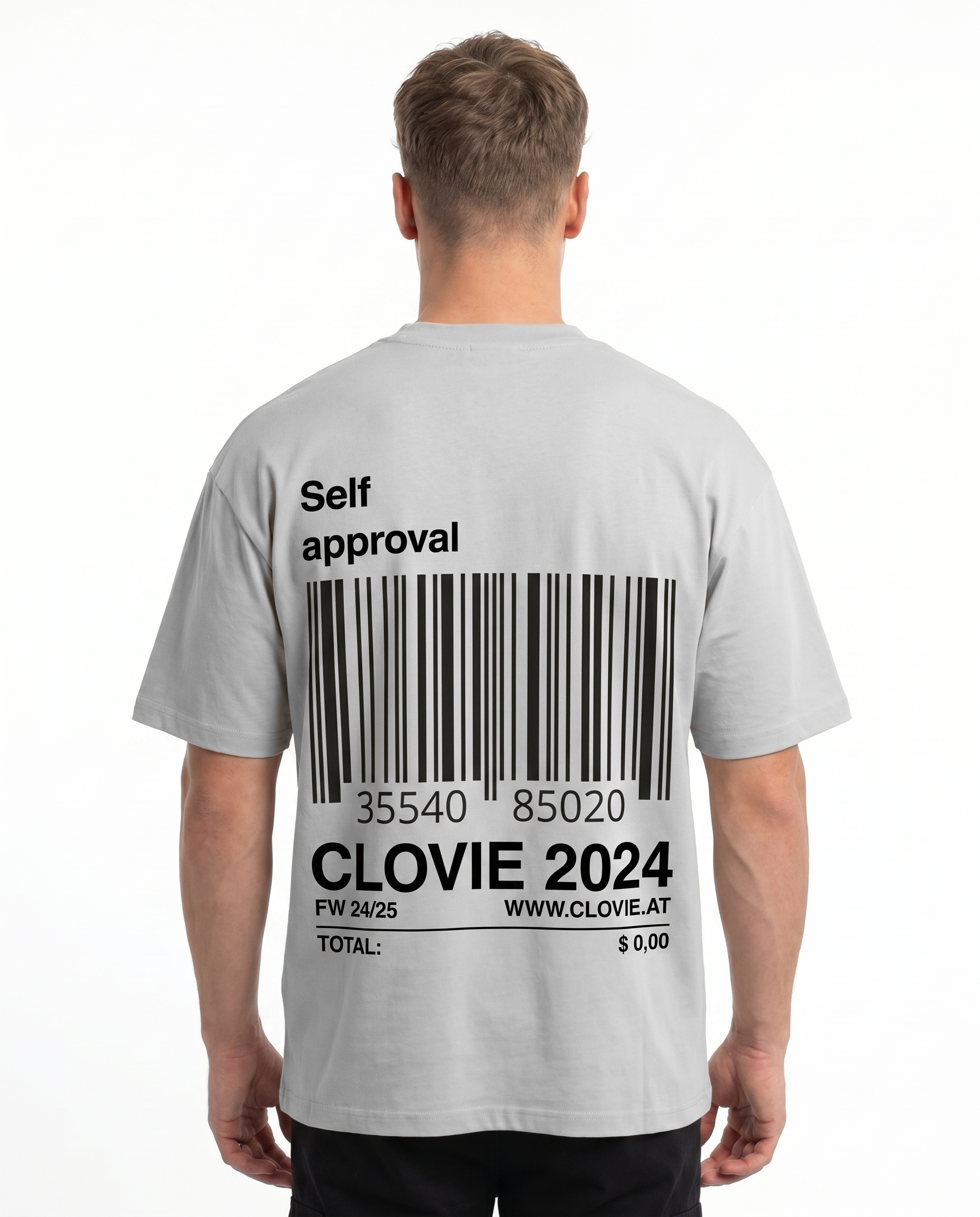 Barcode Grey back
