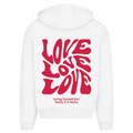 Loving yourself - Oversized Zip Hoodie