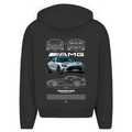 Mercedes-Benz AMG GT black-series - Oversized Zip Hoodie