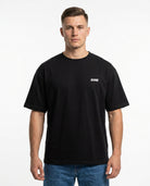 I am allergic to police Oversized T-Shirt Rueckansicht - CLOVIE Streetwear
