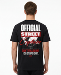 Official Street Captain Standard Tee – Back, Globe Varsity Print
