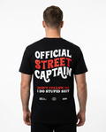 Official Street Captain Standard Tee – Back, GEN-Z Reality Print