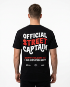 Official Street Captain Standard Tee – Back, GEN-Z Reality Print