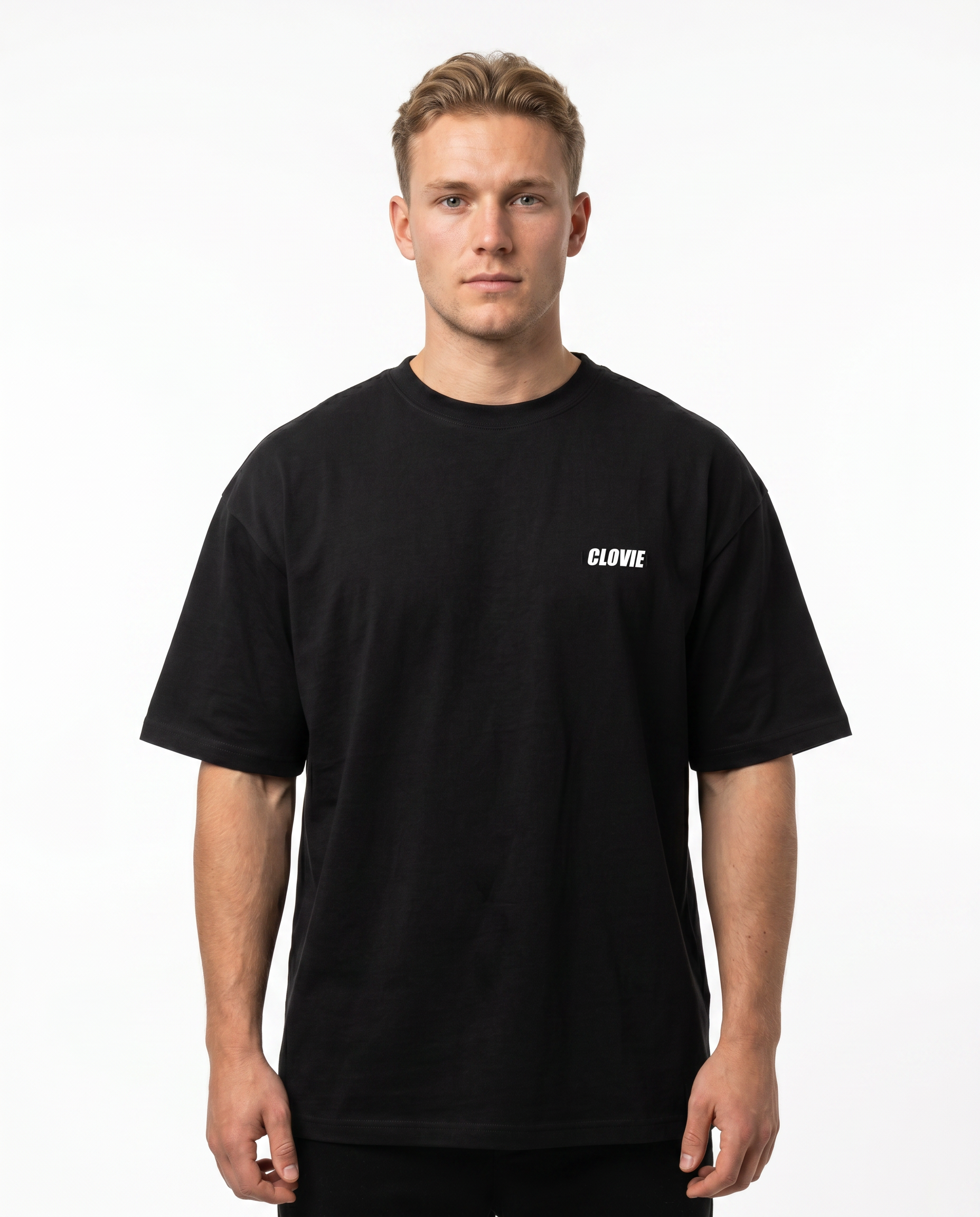 Bikelife Oversized Tee Black – Vorderseite