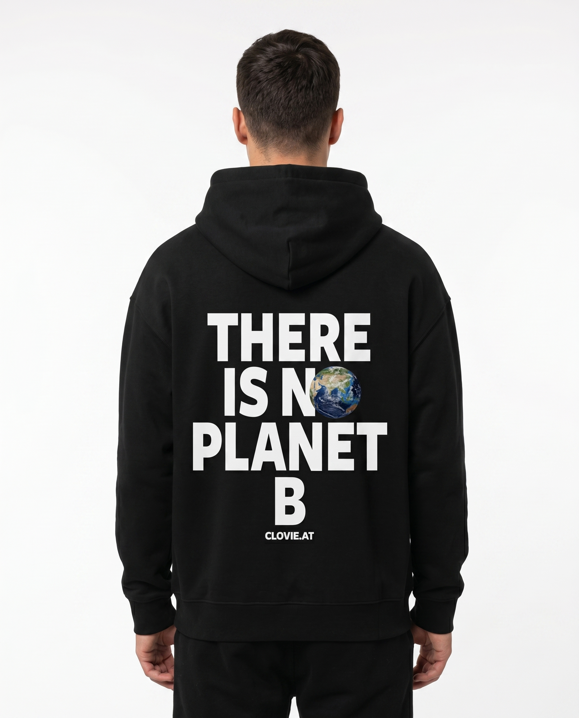 There is no planet b Oversized Hoodie – Rückseite