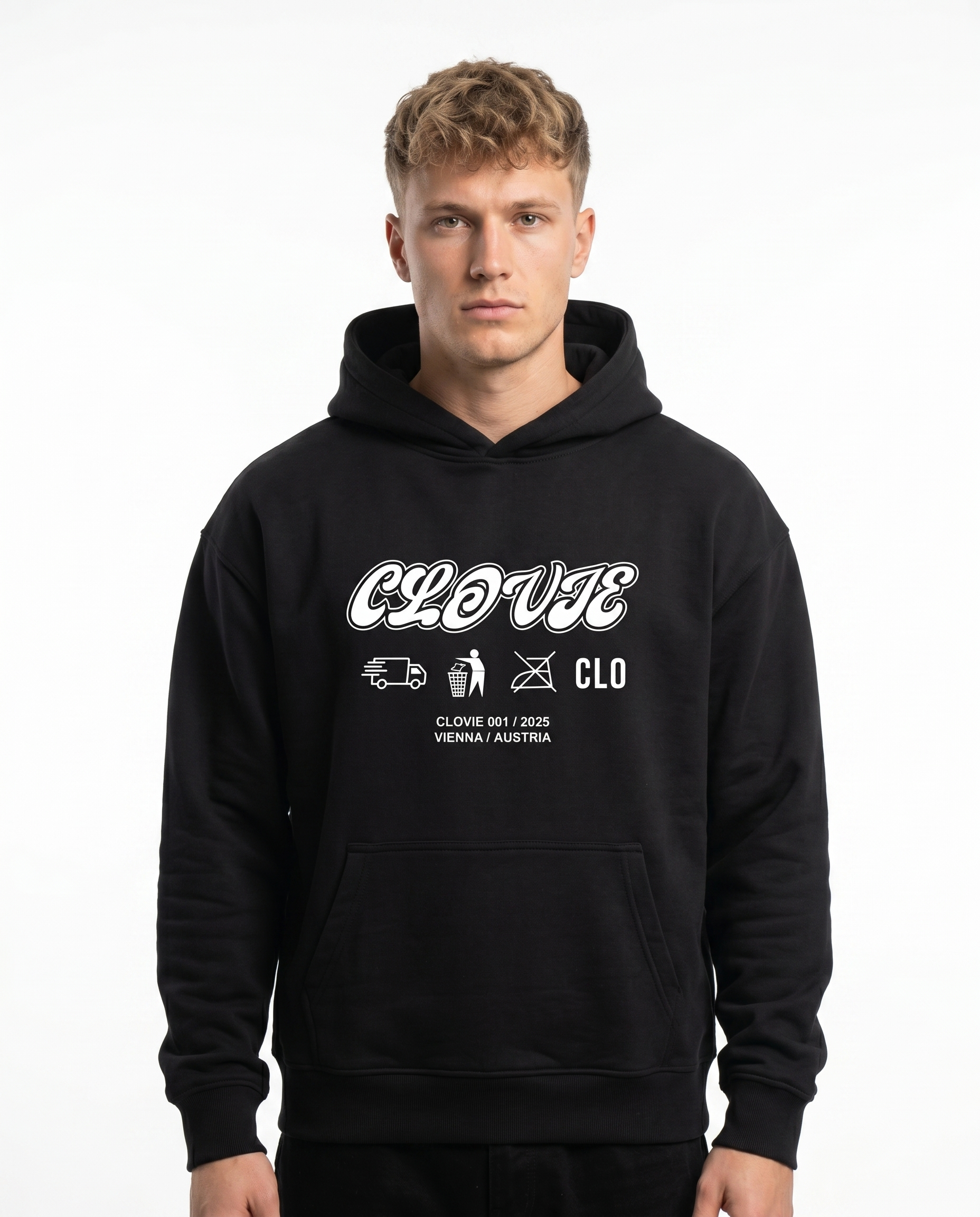 No limits Oversized Hoodie – Vorderseite
