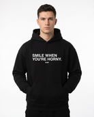 Smile when you're horny Oversized Hoodie – Vorderseite