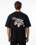 Clovie system Oversized Tee black - model back print