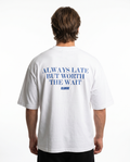 Always late but worth the wait OVS Tee White - model back print (reuse alter Render 21.05)
