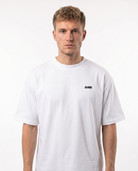 Los Angeles Oversized Tee White - model front