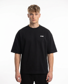 Bike life Oversized Tee Black - model front