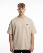 Bike life Oversized Tee Sand - model front